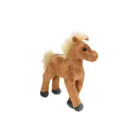 Ck-Mini Brown Foal Standing Stuffed Animal 8"