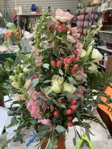 Mixed Pink Arm Bouquet
